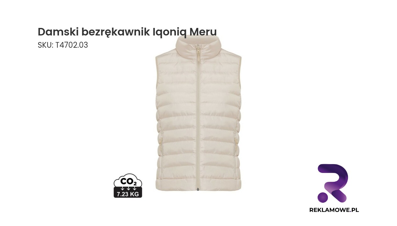 Damski bezrękawnik Iqoniq Meru z poliestru