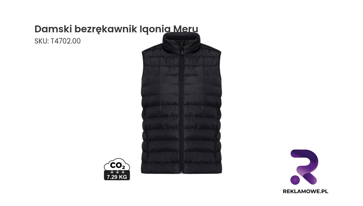 Damski bezrękawnik Iqoniq Meru wykonany z poliestru