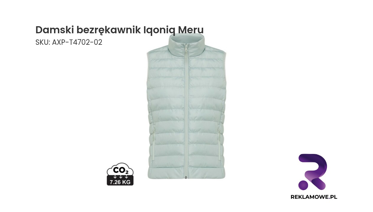 Damski bezrękawnik Iqoniq Meru, poliester z recyklingu Damski bezrękawnik Iqoniq Meru z poliestru