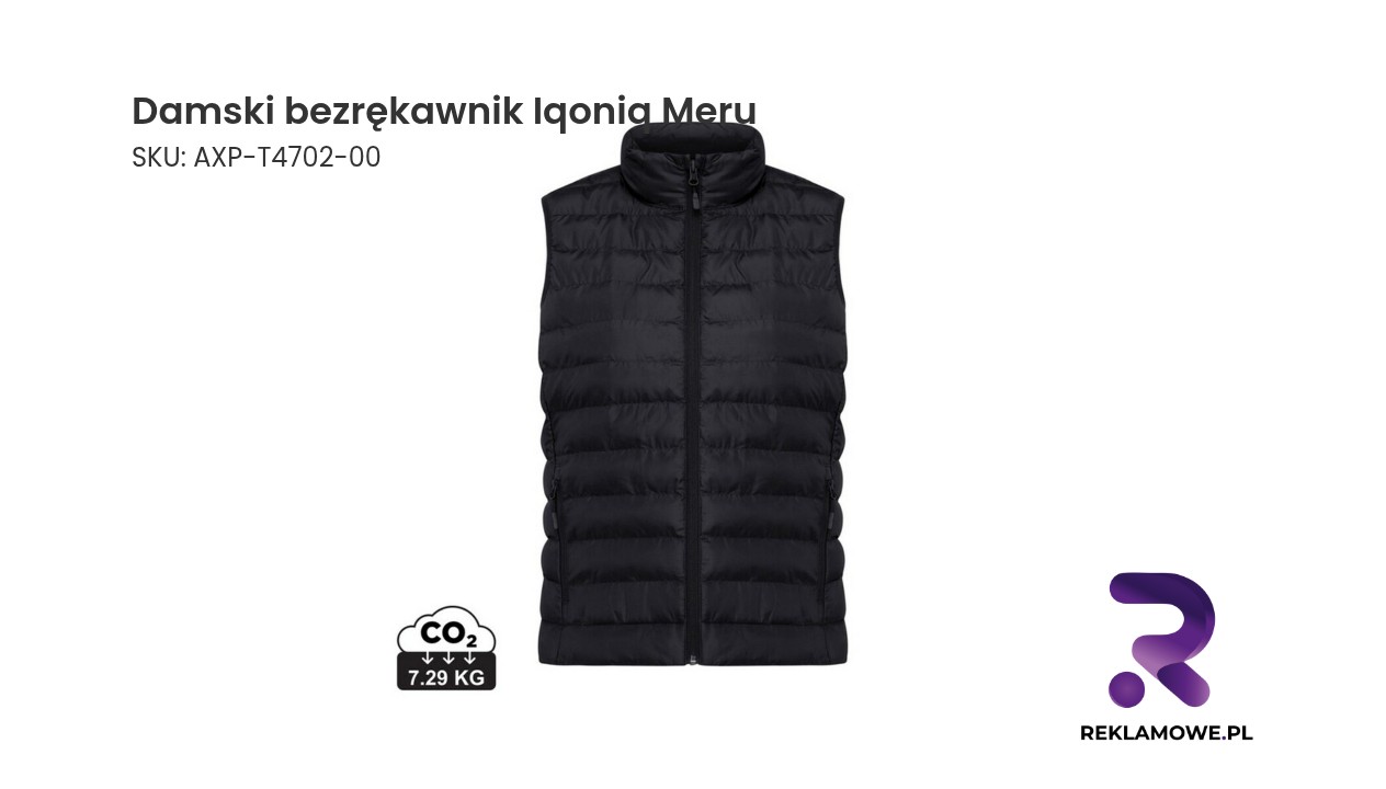 Damski bezrękawnik Iqoniq Meru, poliester z recyklingu Damski bezrękawnik Iqoniq Meru z poliestru