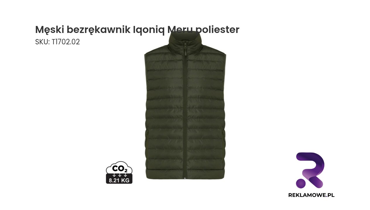 Męski bezrękawnik Iqoniq Meru z poliestru
