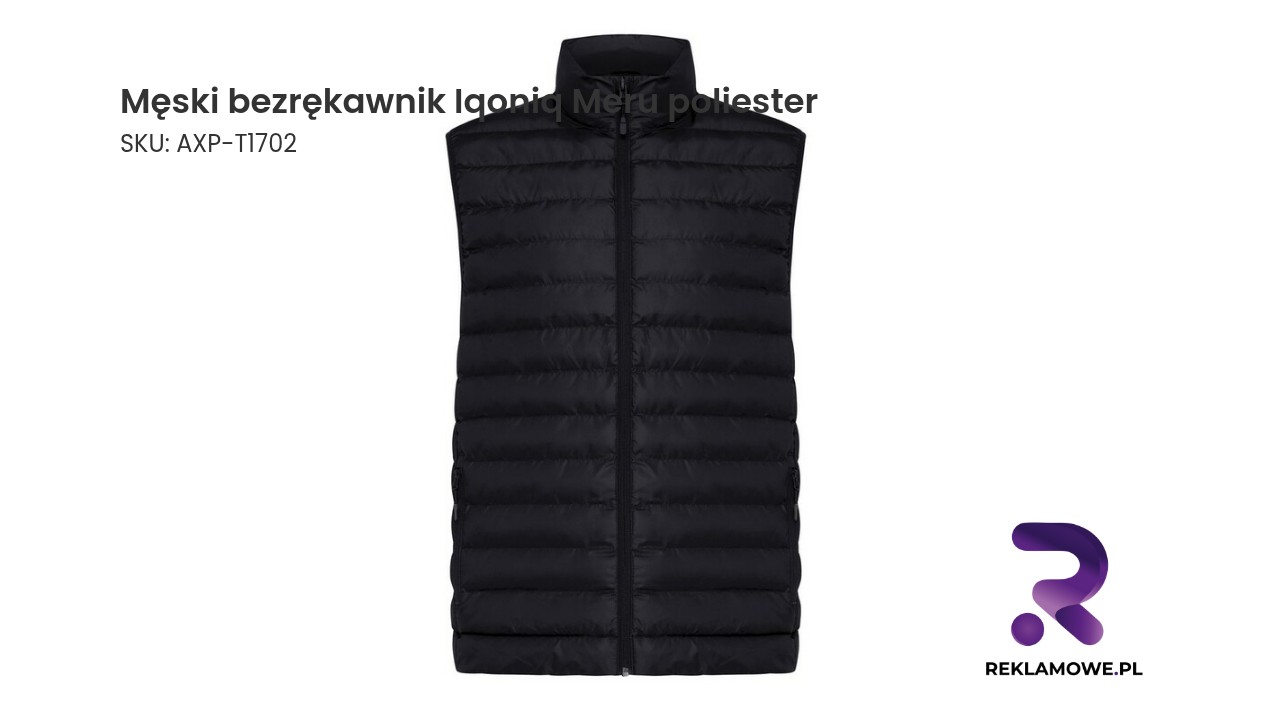 Męski bezrękawnik Iqoniq Meru wykonany z poliestru