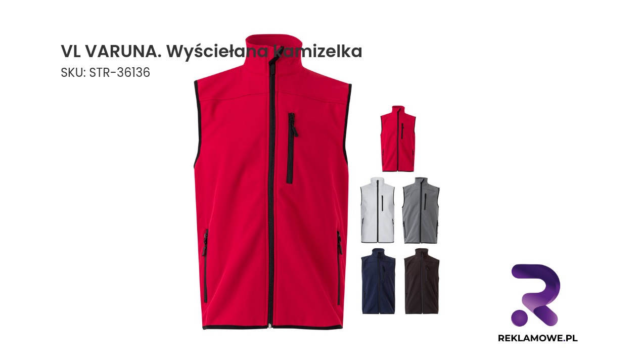 Wyścielana kamizelka VL VARUNA na chłodne dni