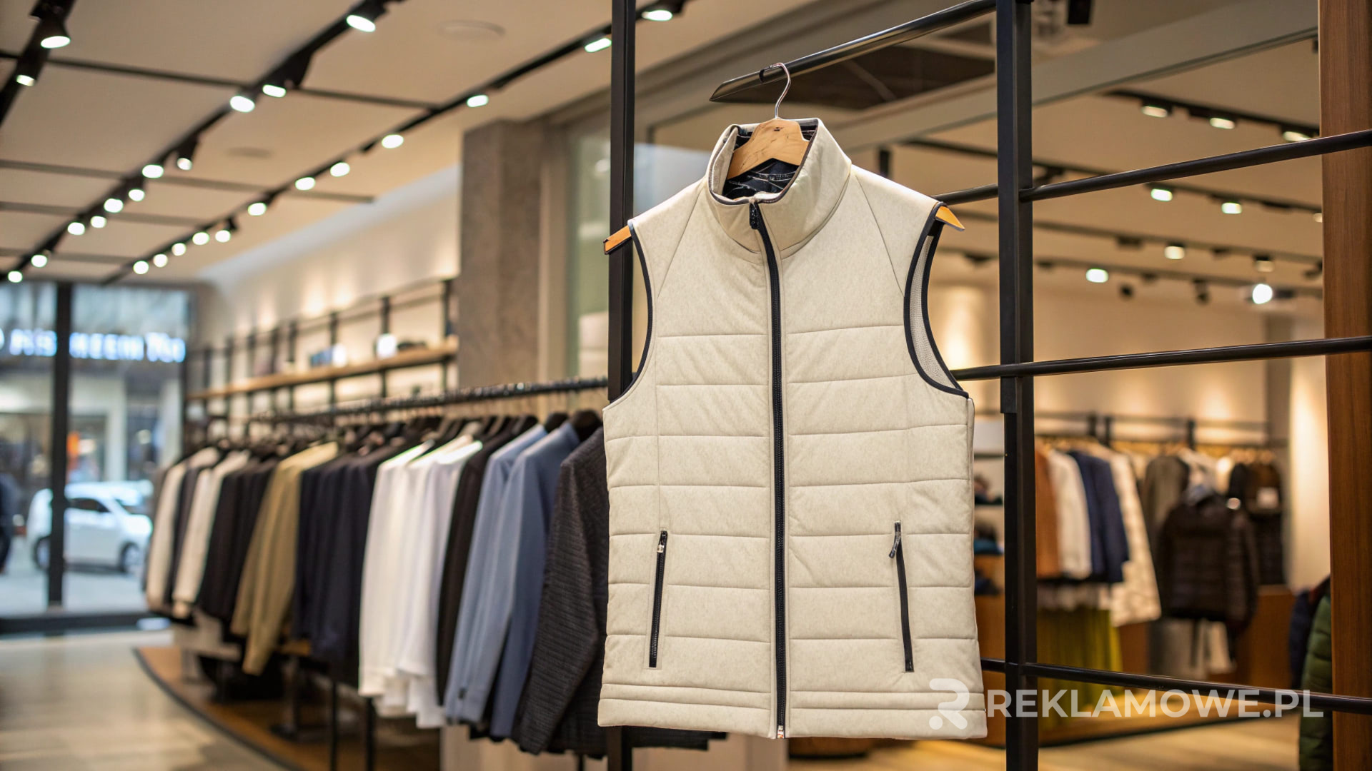 Kolorowy bezrękawnik reklamowy